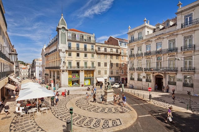 Barrio Chiado en Lisboa