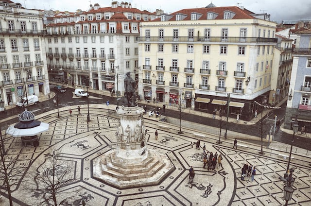 Plaza de Camões en Lisboa