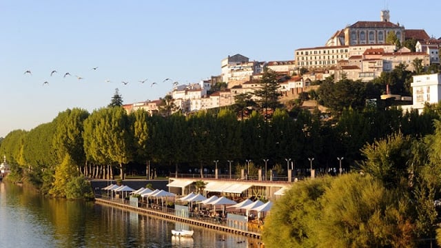 Rio Mondego en Coimbra