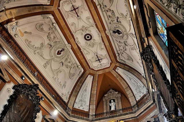 Techo de la Iglesia de Santo Ildefonso en Oporto