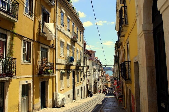 Barrio de Alfama en Lisboa