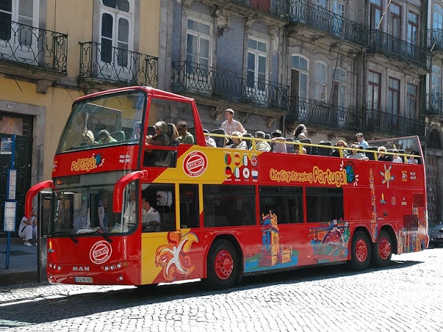 Autobús de City Sightseeing Porto