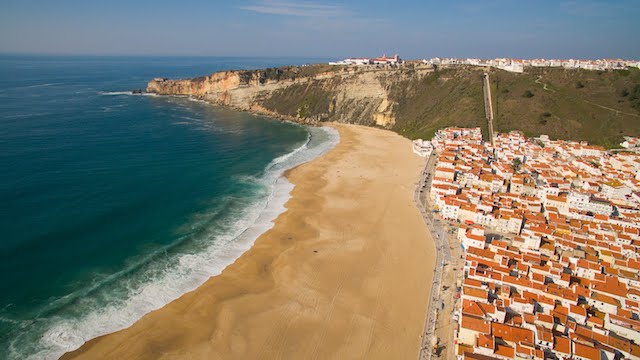 Nazaré en Portugal